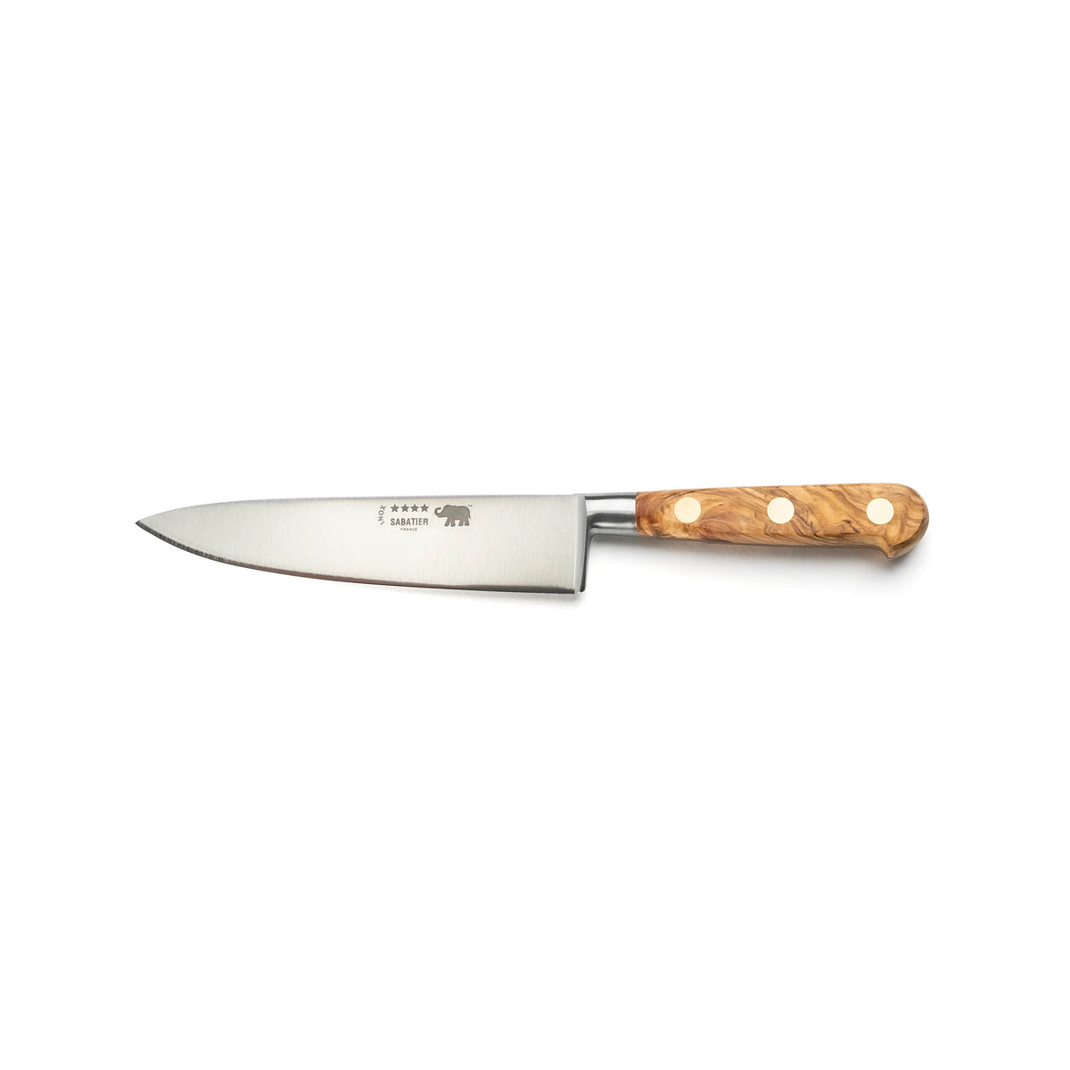 15cm forged chef's knife with olivewood handle