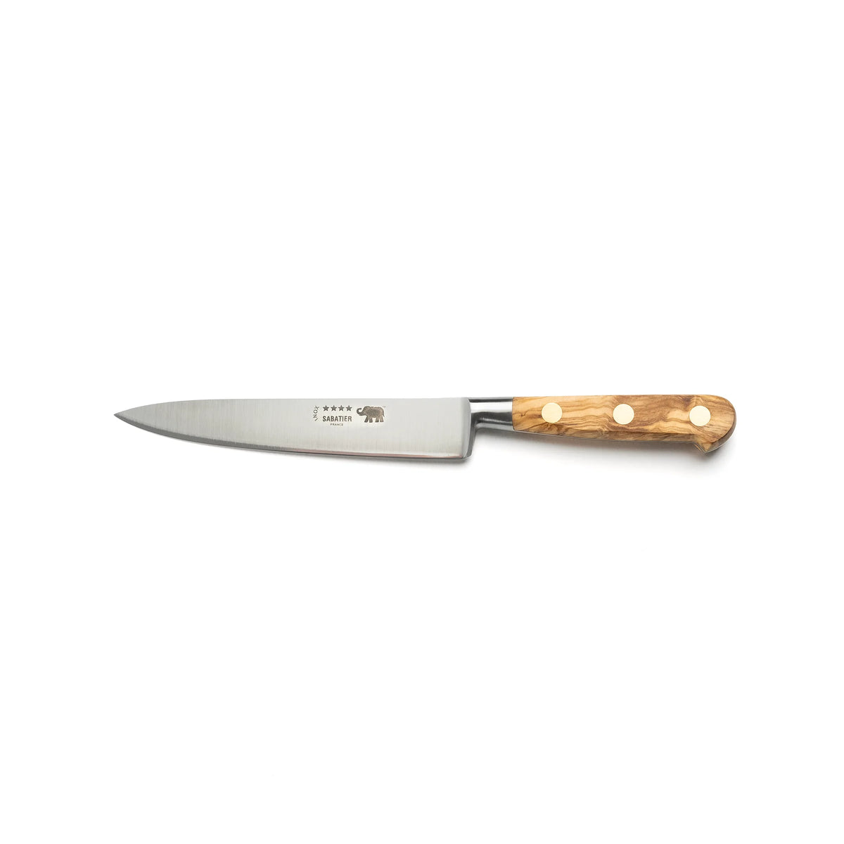 15cm forged slicer with olivewood handle