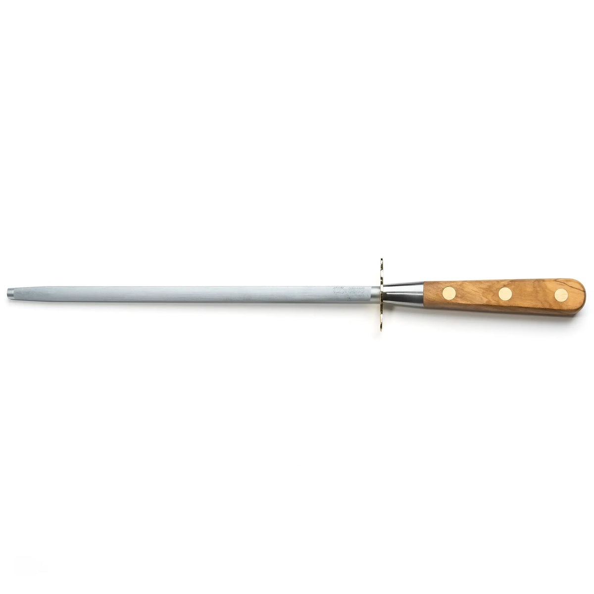 25cm Forged honing steel with olivewood handle