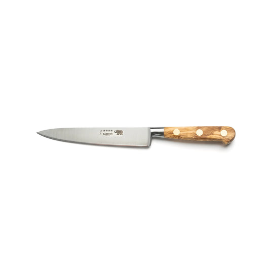 15cm forged slicer with olivewood handle