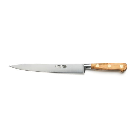 20cm forged slicer with olivewood handle