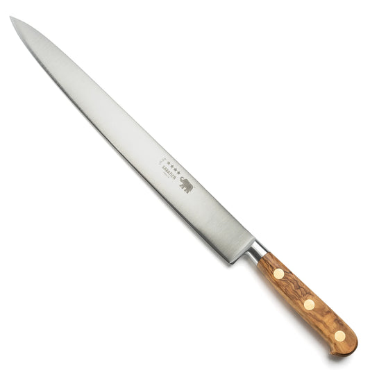30cm forged slicer with olivewood handle