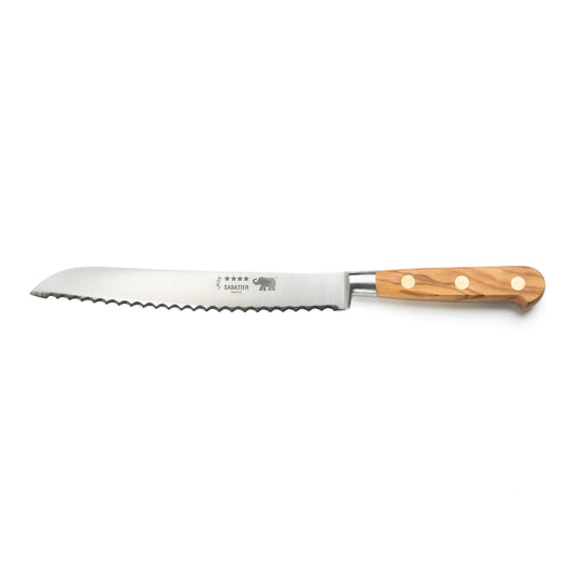 Bread knife 20cm olivewood