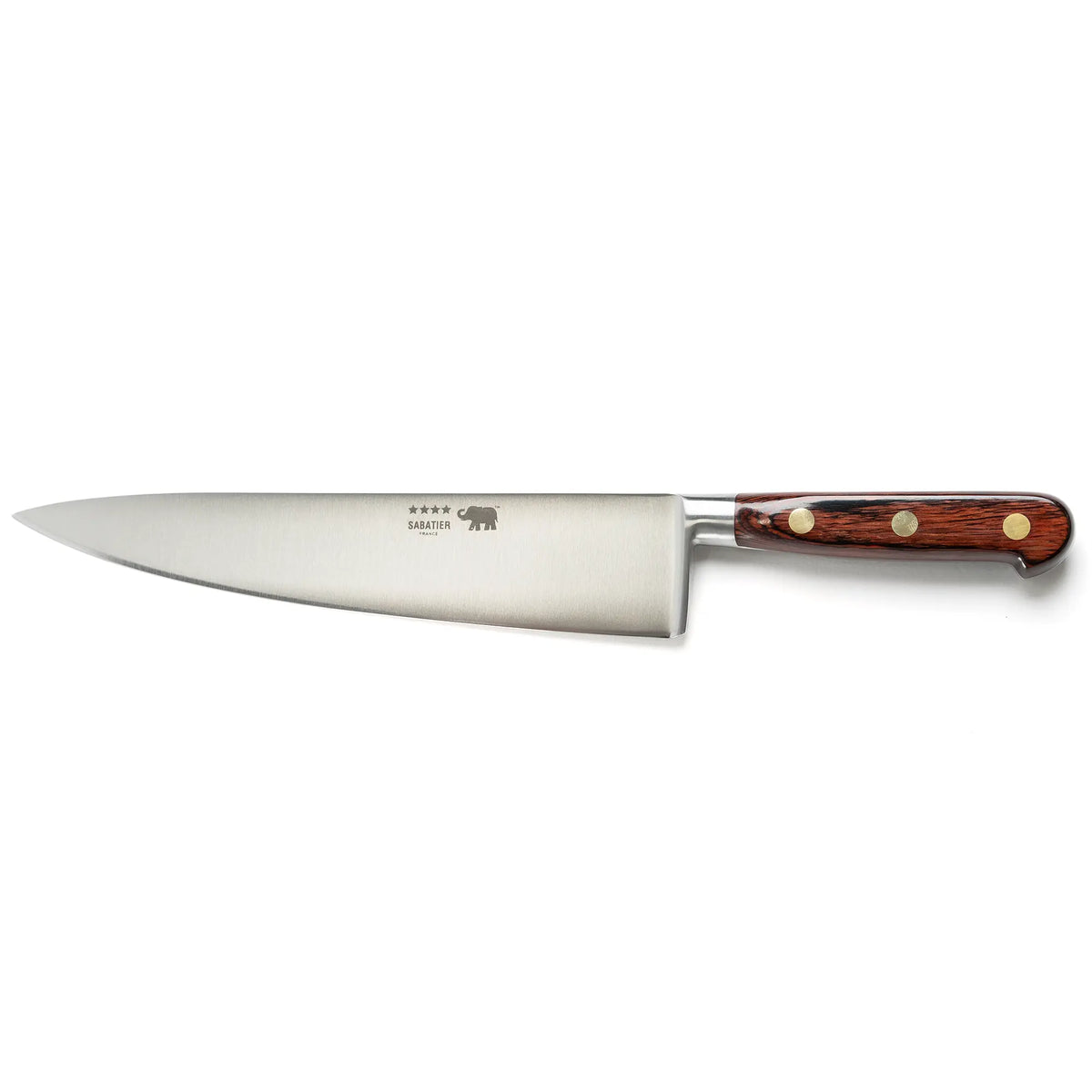 Chef's knife 25cm red pakkawood
