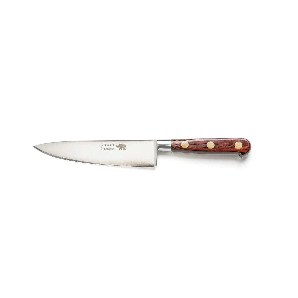 Slicing knife 15cm red pakkawood