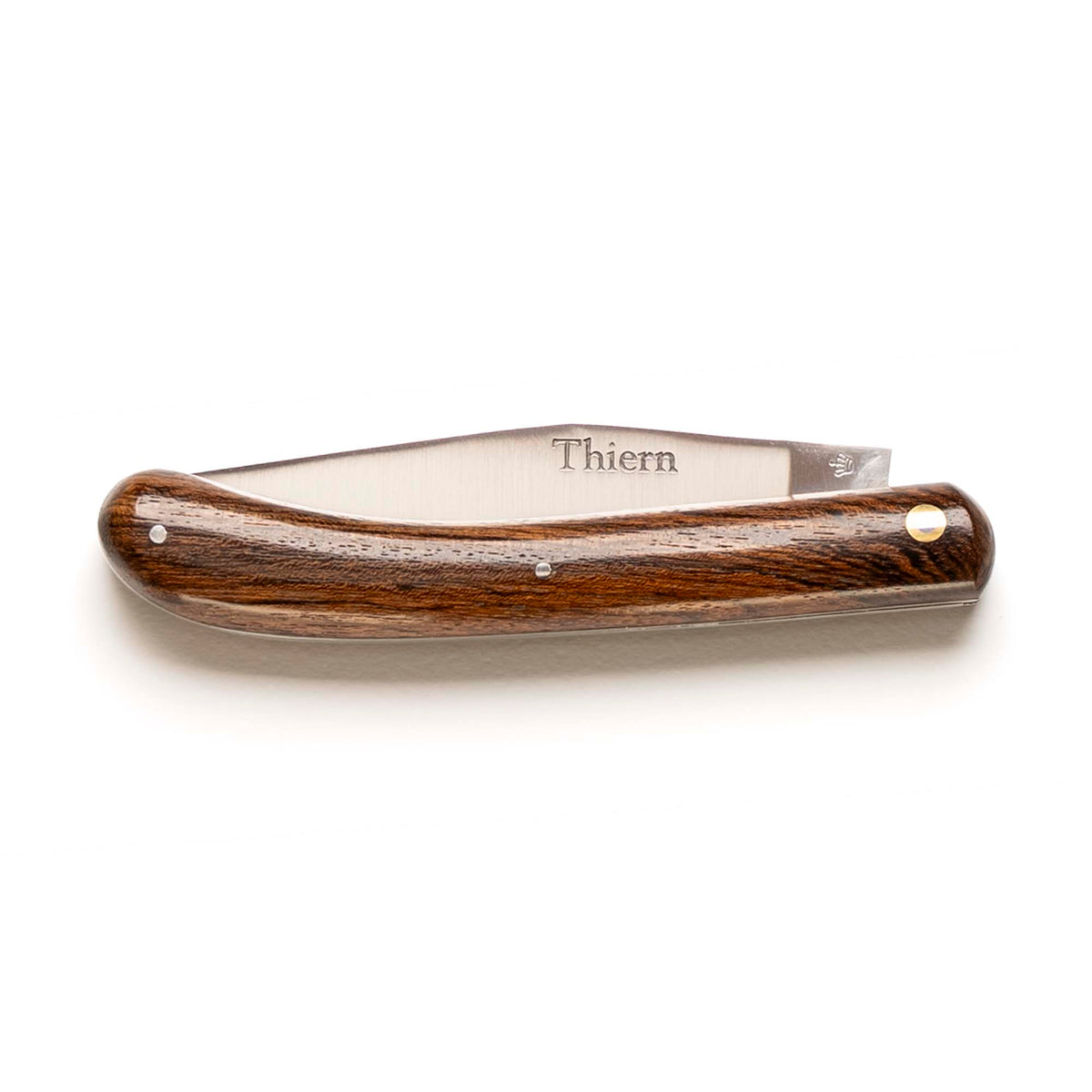Thiern folding knife by Thiers-Issard with bocote wood handle, closed