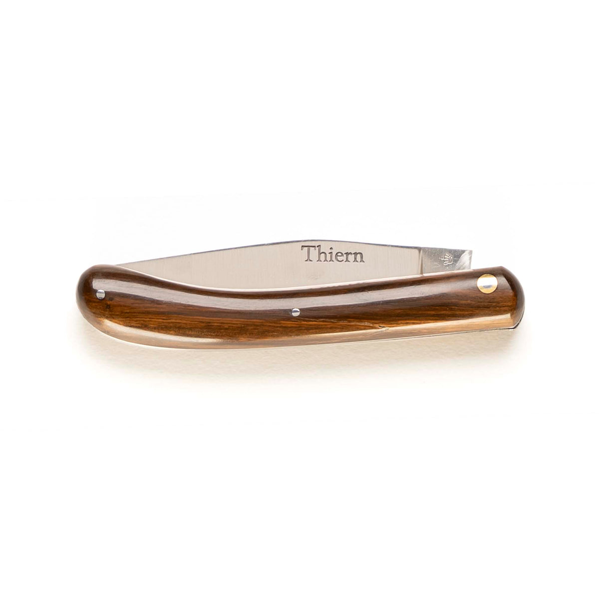 Thiern folding knife by Thiers-Issard with guayacan wood handle, closed