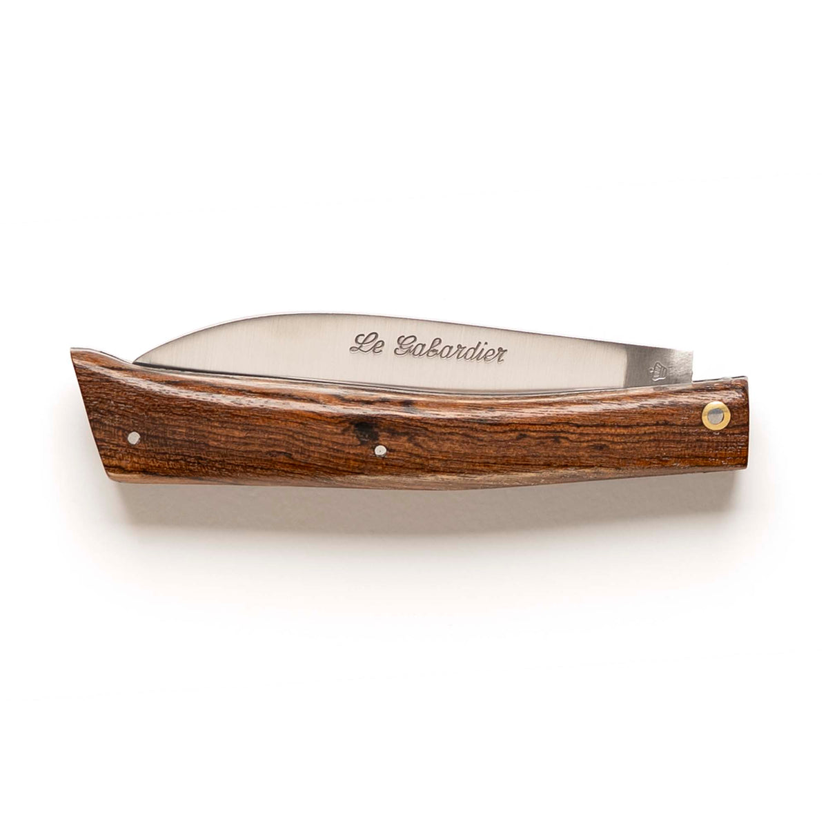 Le Gabardier folding knife by Thiers-Issard with bocote wood handle, closed